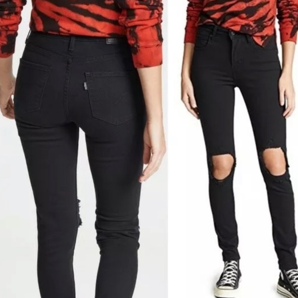 Levis 721 High Rise Skinny Jeans - Picture 3 of 6